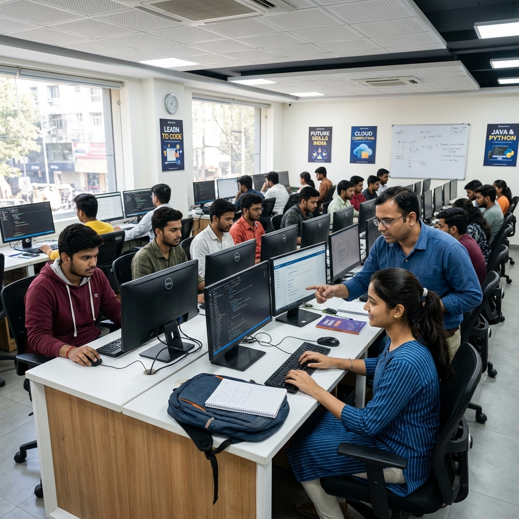 Students in class